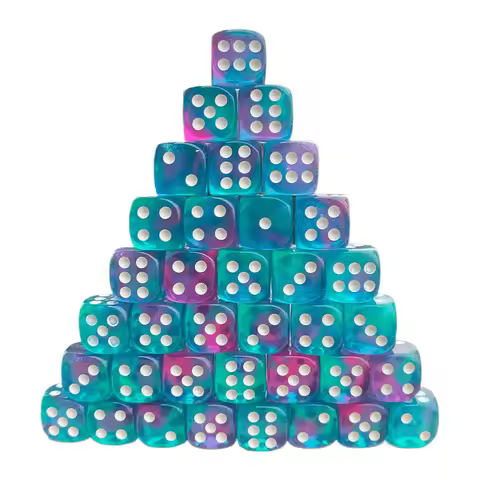 10pc/lot D6 Dice Dices Casino Table Game Acrylic Round Edge D6 11.7mm Casino Dice
