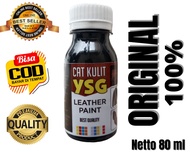(COD) cat jaket kulit warna hitam isi 80 mili / cat sepatu kulit hitam / cat tas kulit hitam / cat s