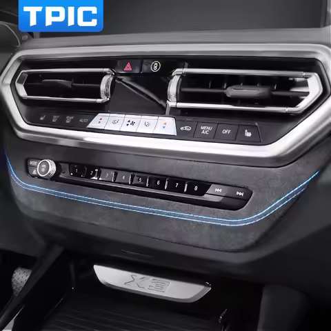 TPIC For BMW X3 G01 G45 X4 G02 iX3 G08 Made of Alcantara Wrap Center Console CD Panel Cover Performa