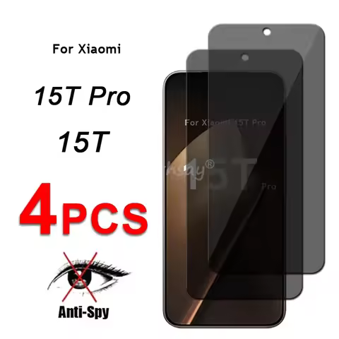 Privacy Screen Glass For Xiaomi 15T Pro Glass Anti-Spy Protect Screen Xiaomi 15T Pro Tempered Xiaomi