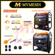 MY OGAWA GW5000i 223CC 8HP / GW7500i 236CC 9HP Gasoline Inverter Generator C/W Accessories Genset