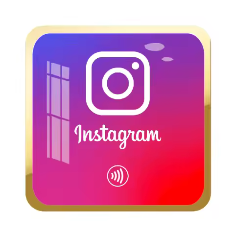 Instagram Google Review Whatsapp Yelp Plate - Digital Business Card to Boost Customer Reviews - Tap 