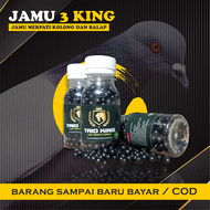 Jamu Merpati 3 King Giring Keras Untuk Merpati Kolong Dan Balap - 1 Botol Isi 300 Butir