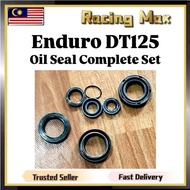 Yamaha Enduro DT125 DT 125 DT-125 Oil Seal Set Gasket Overhaul Getah Engine Complete Set DT-125 DT12