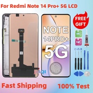 AMOLED 120Hz for Xiaomi Redmi Note 14 Pro+ 5G LCD Display Note 14 Pro Plus Touch Screen Digitizer As