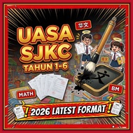 [CHEAPEST IN SHOPEE] UASA SJK(C) Tahun 1-6 Format Sebenar 2026 华文 BM BI Matematik + Jawapan PDF