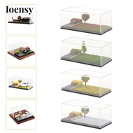 [Ioensy] Car Model Display Case Diecast Car Diorama Display Scene 1/64 Model Car Scene Diorama Parki
