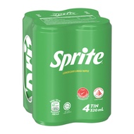 Sprite Lemon-Lime Flavour Can 4x320ml