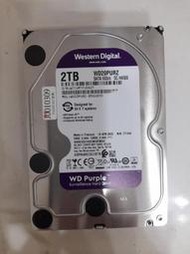 WD 紫標 2TB 桌上型 SATA3 硬碟 使用時數10000多小時