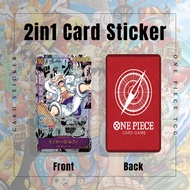ONE PIECE MANGA TCG 2IN1 CARD STICKER - TNG CARD / NFC CARD / ACCESS CARD / TOUCH N GO CARD / WATSON CARD