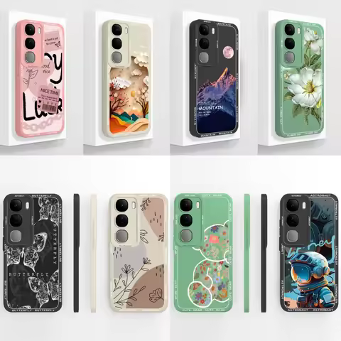 For Vivo V40 Lite V40SE Y200 Y300 Case Fashion Back Cover For Vivo V 40 Lite 4G 5G V40 SE Funda Soft