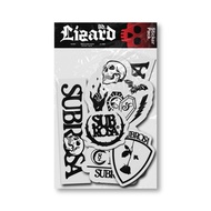 (SUB001) Subrosa Transparent Sticker Pack/ BMX Bicycle Sticker Bicycle Accessories Bike Accessories