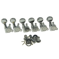 Wilkinson Mini Oval Button 6 Inline E-Z-LOK Post Guitar Tuners EZ Post Guitar Tuning Keys Pegs Machi