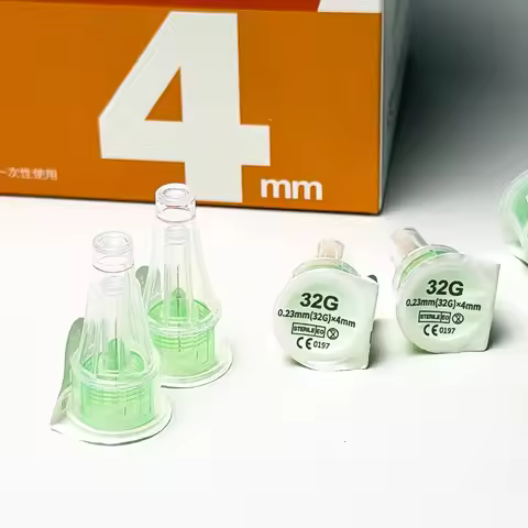 Stainless Steel 31G 5mm 6mm 8mm Painless Needle Individually Packed 32G 4MM Sterile Insulin Pen Need