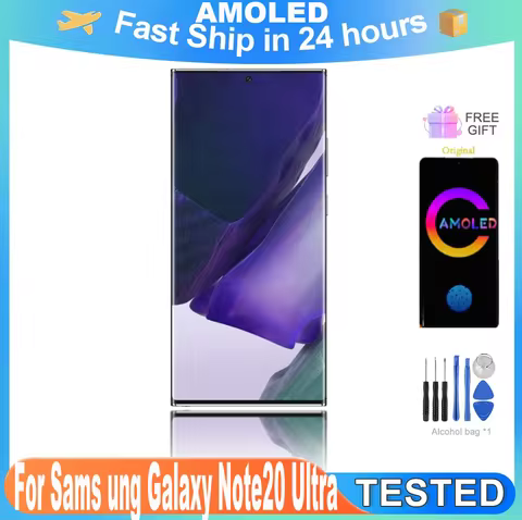 Dynamic AMOLED Display Touch Screen for Samsung Note 20 Ultra LCD N985F N986B for Samsung Note 20 Ul