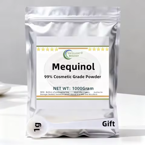AliExpress hot selling factory custom packaging cosmetic grade 99% Mequinol for skin whitening Cas 1