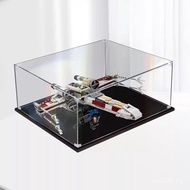 75355Acrylic Fighter Star Wars Storage Box Wing Lego Display Box X Suitable for Transparent Starry S