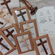 純手工木製十字架 | 手執 &amp; 掛式 兩用 十字架飾品 |福音禮品 |