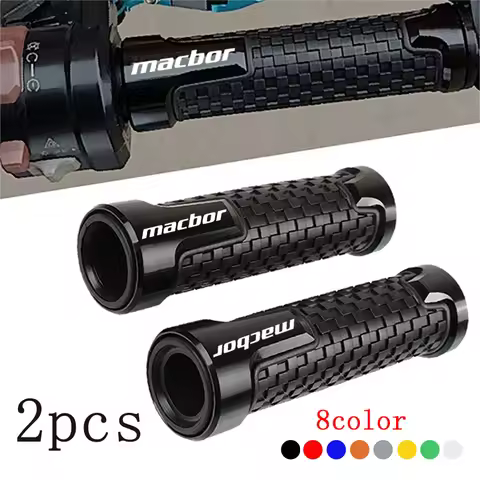 Motorcycle Handlebar Grips Rubber Hand Thruster Grips For MACBOR EIGHT MILE LORD MARTIN MONTANA XR1 