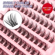 DIY Lash Extension Kit – 8-16mm Cluster Lashes, Bond, Seal & Tweezer Set