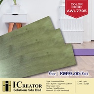 9 pcs / 23 sqft Laminated Floor Board (Color Code: AWL7705)