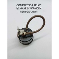 REFRIGERATOR COMPRESSOR RELAY 1/2HP AE2415 /7440EK