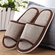 Home Slippers Men Women Floor Casual Silent Slippers Couples Indoor Comfortable Open Toe Flat Bottom