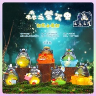 Glow forest totoro blind box toy figure room desk decoration blind box full set totoro night light m