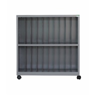 Global House ATMOS ตู้เก็บแฟ้ม 2 ชั้น (20ช่อง) ขนาด91.7x31x96.2 ซม. สีเทา รับประกันของเเท้