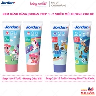[Expiry date: 2026 - 2027] Jordan Toothpaste Strawberry/Lychee/Grape/Green Apple Flavor for Children
