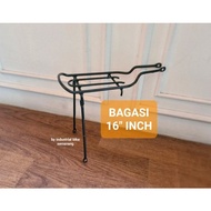 SMG Children's Bicycle Luggage Size 16 inch Rear Carrier 16 inch Wheels 16 inch Steel Material