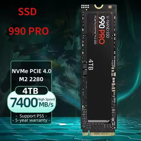 990 PRO M.2 2280 PCIe Gen4 NVMe SSD 2TB 4TB For PS5 Laptop Desktop