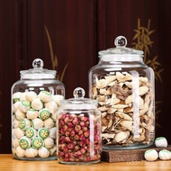Coffee Bean Sealed Jar Mail Moisture-Proof Small Glass Storage Jar Tea Biscuits Tangerine Peel Candy