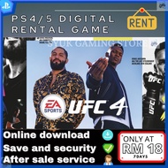 [PS4/5 game]UFC 4/Rental Game/Genuine Activation/Playstation/7 Days