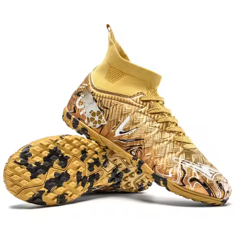 Men Women Football Shoes Turf Soccer Boots Non-Slip Futsal Sneakers Grass Ground Cleats Outdoor Ankl