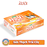 THÙNG 48 HỘP NUVI SỮA LẮC TRÁI CÂY HƯƠNG CAM CÓ THẠCH 170ML
