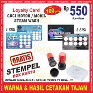 MEMBER CARD | LOYALTY CARD MOTORCYCLE & CAR WASH Doorsmeer | LOYALTY CARD STEAM | WASH Doorsmeer (10