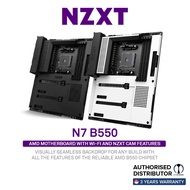 NZXT N7 B550 AMD Motherboard with Wi-Fi and NZXT CAM [2 Color Options]