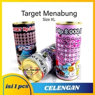 (1 pcs) Target XL Character Tin Piggy Bank XL Size