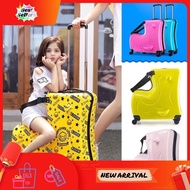 ⭐READY STOCK⭐ 22Inch 20Inch Kids Travel Luggage Support Sit And Ride On Children Baby Luggage Bagasi Kanak-Kanak  儿童木马旅行箱