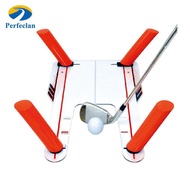 Perfeclan Golf Putting Alignment Mirror Golf Training Aid Golf Training Equipment