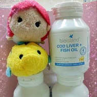 Bioisland cod liver + fish oil # 
鱈魚肝油+魚油