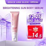 Grace and Glow Brightening Sun Body Serum Lotion Whitening Tone up Cream - For Bright and Smooth Ski