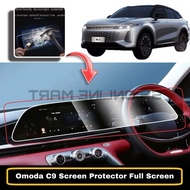 Omoda C9 2025 Head Unit Navigation 9H Screen Protector Tempered Glass Omoda C9 Car Accessories