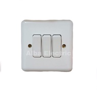 IB MORGEN MG888NPC Triple Switch Three Wall Mounted Switch