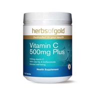 Herbs of Gold Vitamin C 500mg Plus (120 Tablets)