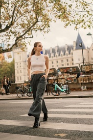 Brown sugar studio - Le cargo - กางเกงคาร์โก้เอวรูด