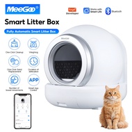 MeeGoo Smart Cat Litter Box Automatic Self Cleaning Auto Sand Burying Hidden Waste Bin Deodorization