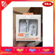 PUTIH Sra - [Pay On The Spot] CHARGER XIAOMI VOOC ORIGINAL OEM 2A FAST CHARGING 2AMPERE DUAL USB Whi