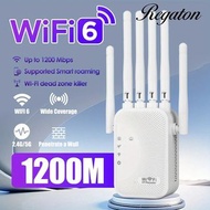 1200M 雙頻 WiFi 訊號放大器 2.4GHz 5G 無線訊號增強器 高速 WiFi 放大器 易於設定 擴展器 適用於家庭辦公室